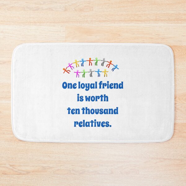 Item preview, One Loyal Friend Is Worth - Friendship Quote  designed and sold by CrankyOldDude.