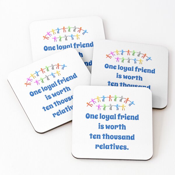 Item preview, One Loyal Friend Is Worth - Friendship Quote  designed and sold by CrankyOldDude.
