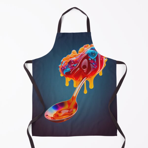 Aperçu de l'œuvre Spoonful of Jelly on the Back Digital Painting créée et vendue par CodeAndColors.