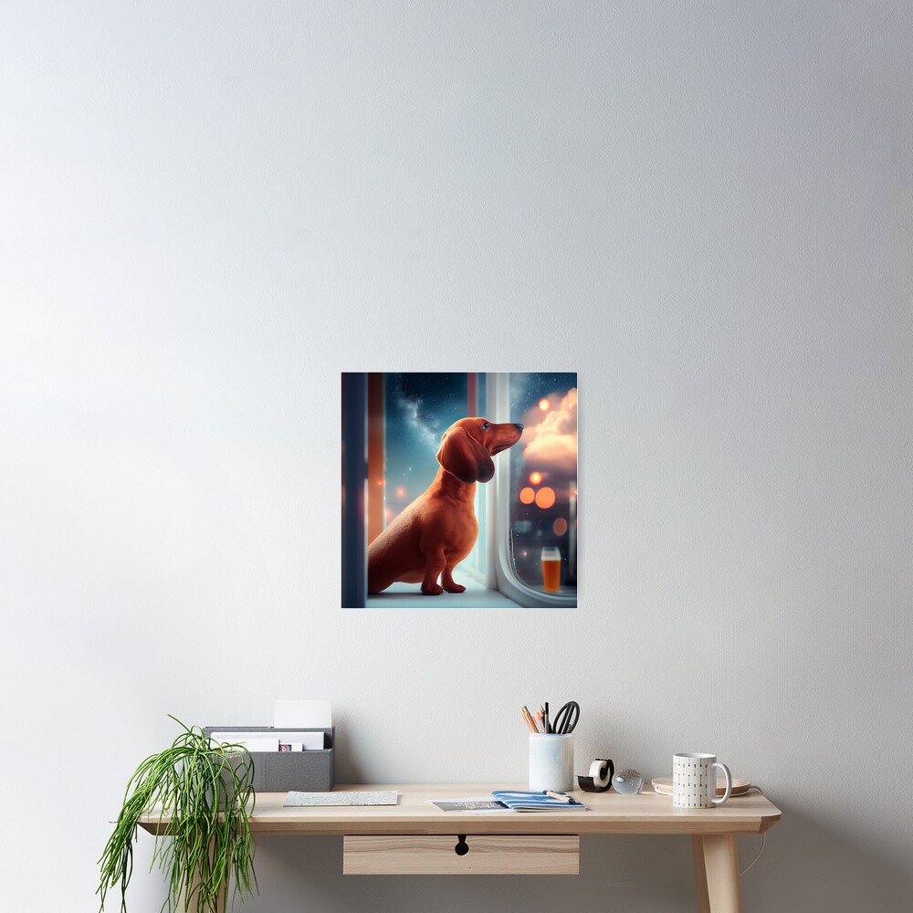 Vista previa del artículo con la obra «Póster», diseñado y vendido por CodeAndColors.