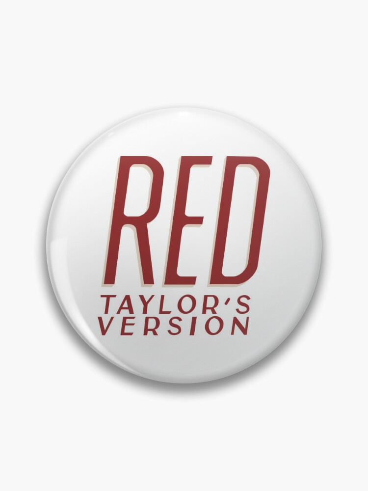 Taylor Swift RED + 1989 Fanart Glittered 1.25 Inches Small Button Pins  (Price Per Pin)