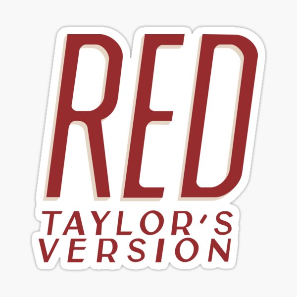 Artikel-Vorschau von Taylor Swift – Red (Taylor’s Version) [Logo-Merchandise], designt und verkauft von henryswiftie.