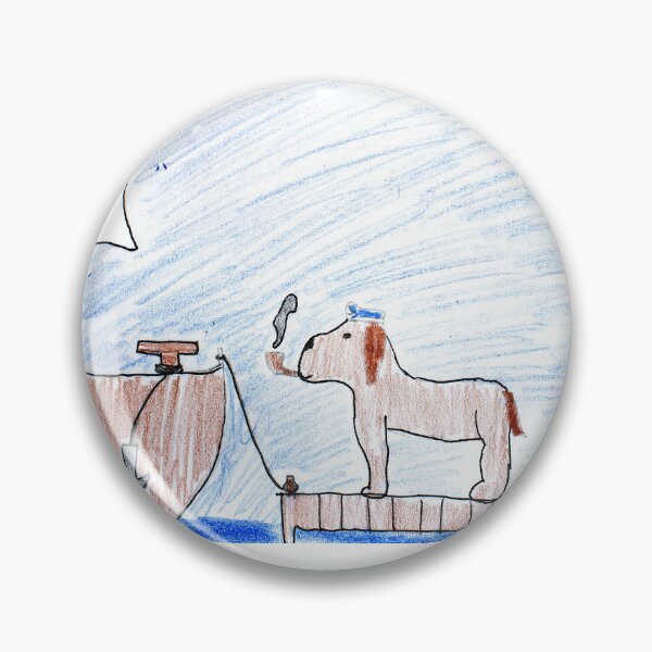 Item preview, Dog at the port with pipe designed and sold by MadeBySicilian.