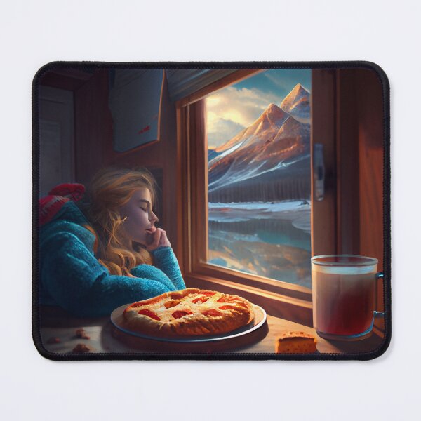 Item preview, Solitude and a Slumbering Snack Digital Painting designed and sold by CodeAndColors.