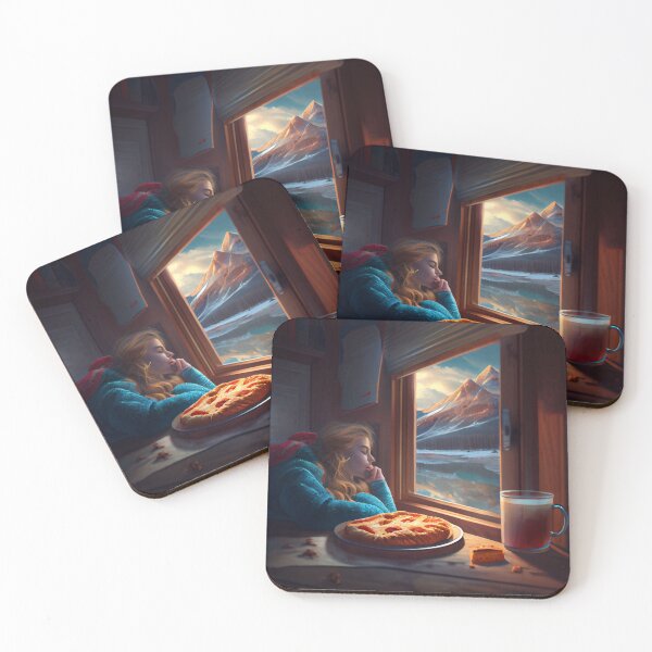 Item preview, Solitude and a Slumbering Snack Digital Painting designed and sold by CodeAndColors.