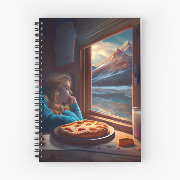 Item preview, Solitude and a Slumbering Snack Digital Painting designed and sold by CodeAndColors.