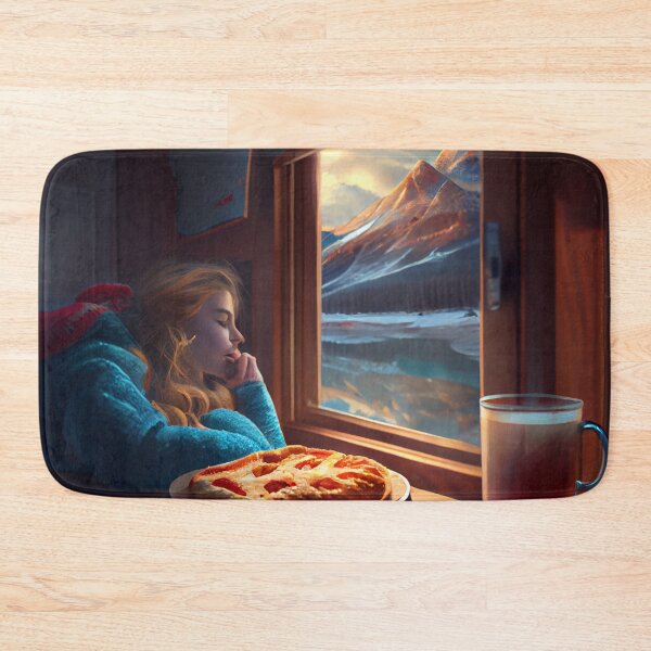 Item preview, Solitude and a Slumbering Snack Digital Painting designed and sold by CodeAndColors.