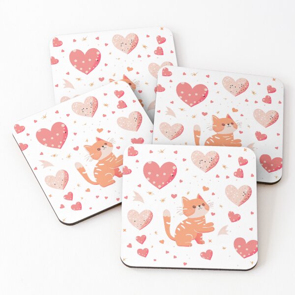 Item preview, Kitty Cat Fall  In Love Feel Happy designed and sold by BISJOU.