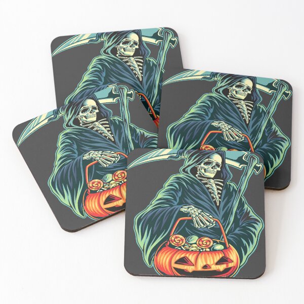 Item preview, Halloween Pumpkin skeleton ghost best art for celebrants designed and sold by AssamFT.