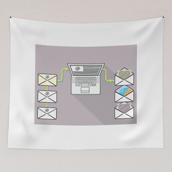 Item preview, Checking Email Laptop designed and sold by vectorworks51.