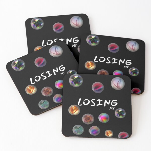Item preview, Losing My Marbles Funny Saying when One is Overwhelmed designed and sold by HanaiPrint.