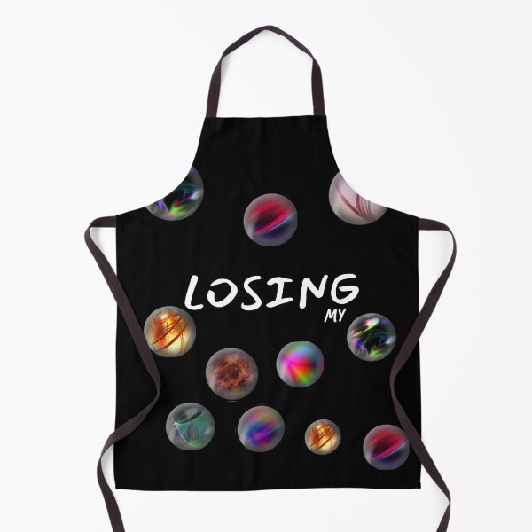 Item preview, Losing My Marbles Funny Saying when One is Overwhelmed designed and sold by HanaiPrint.