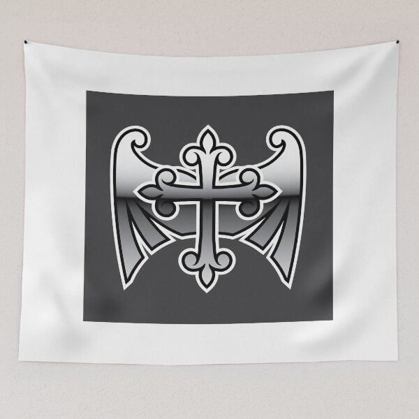 Item preview, Chrome cross with wings designed and sold by vectorworks51.