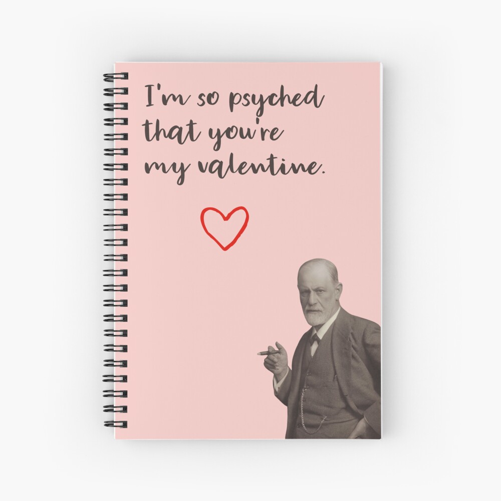 Sigmund Freud Greeting Card & Sticker Set - Quotable Notable Psychology Themed Stationery