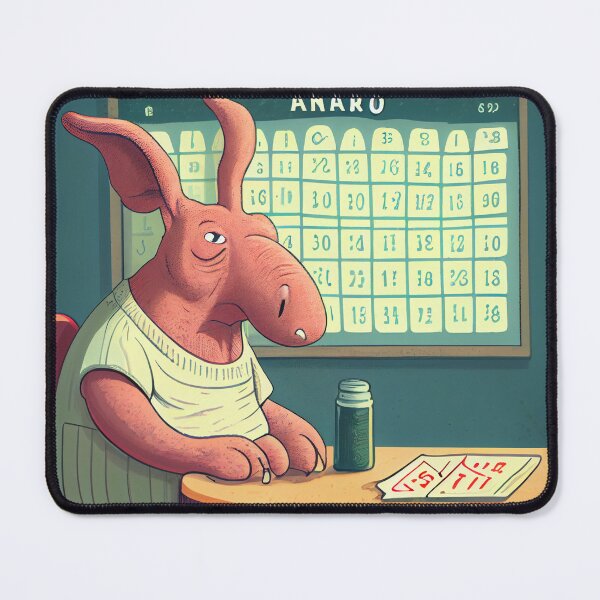 Item preview, Bingo Night with the Aardvark Digital Painting designed and sold by CodeAndColors.