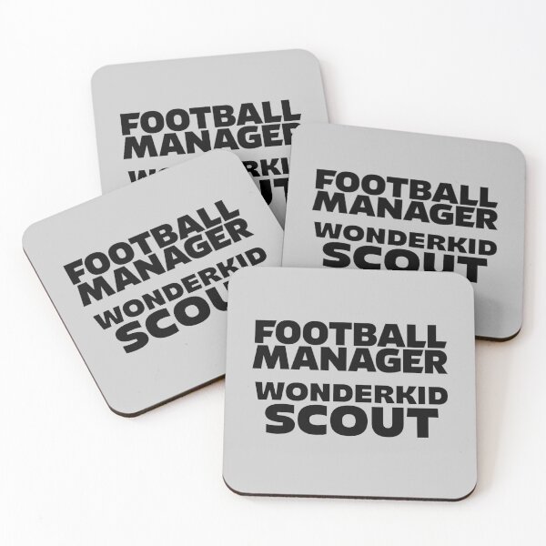 Item preview, Football Manager Wonderkid Scout Black designed and sold by VRedBaller.