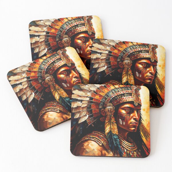 Item preview, Aztec warchief designed and sold by AM FineArtPrints.