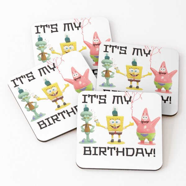 Item preview, SpongeBob SquarePants It's My Birthday! T-shirt designed and sold by agacoin.