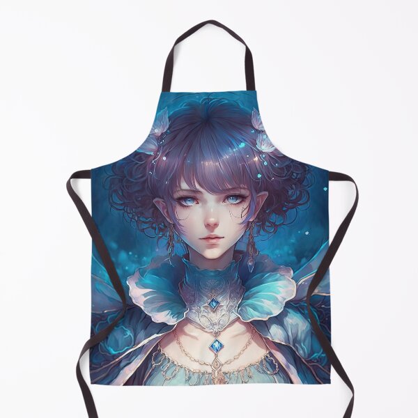 Item preview, A fantasy elf female bishop in a blue pastel dress designed and sold by PJGartui.
