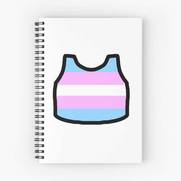 Item preview, Trans flag binder designed and sold by amupanda.