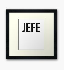 Jefe AKA Bossman Framed Print