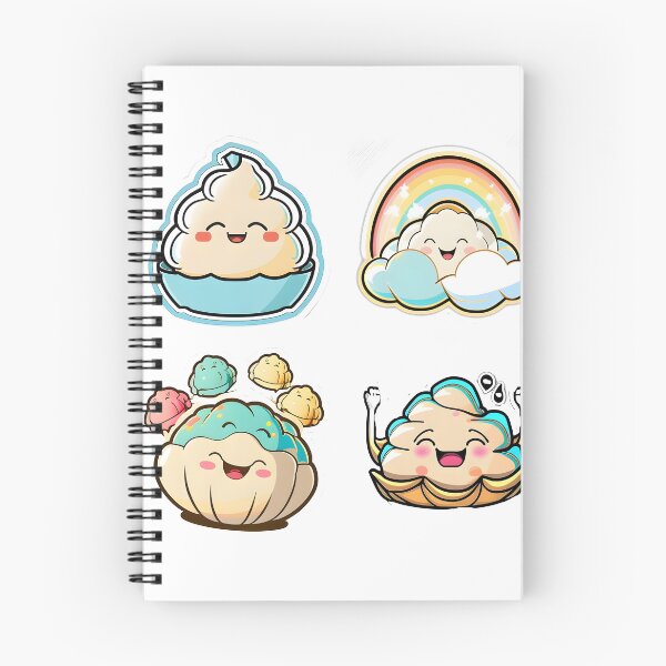 Item preview, Cute happy kawaii dumpling  designed and sold by KawaiiFoodArt.