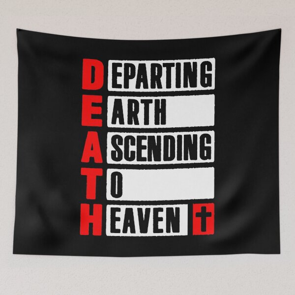 Item preview, DEATH - Departing Earth Ascending To Heaven designed and sold by plushism.