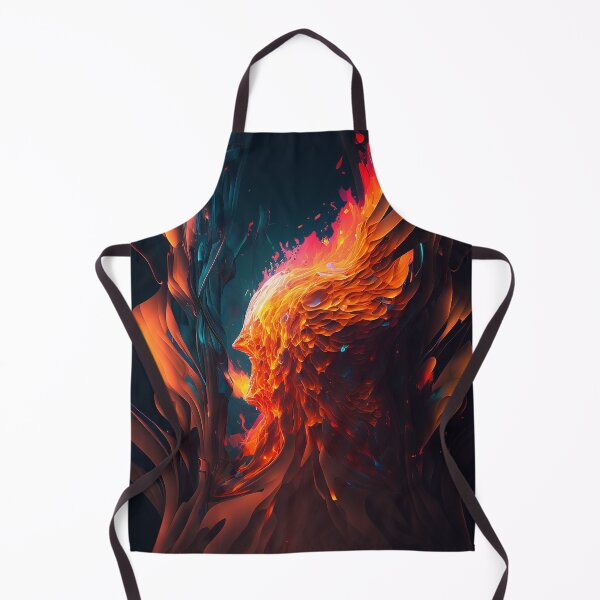 Artikelvorschau, Blazing Beauty: Abstrakte digitale Kunst einer Flamme entworfen und verkauft von BIBIHOX.