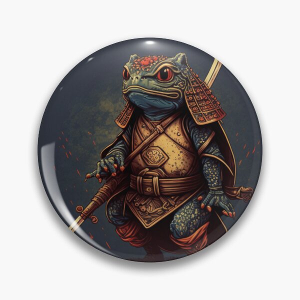 Artikelvorschau, Japanischer Frosch-Samurai entworfen und verkauft von AdvancedApe.