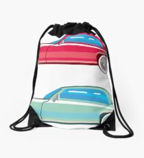 Vintage car Drawstring Bag