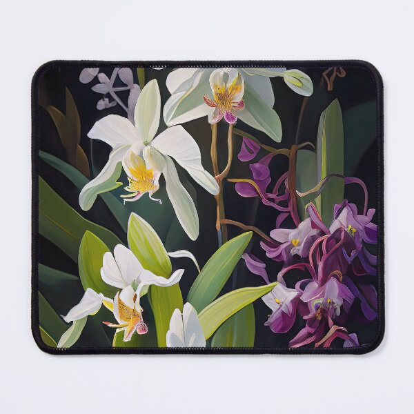 Item preview, Wild Orchids in the Jungle: An Impressionistic Close-Up designed and sold by PrintableAIDrea.