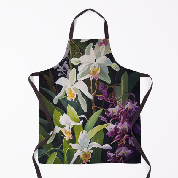 Item preview, Wild Orchids in the Jungle: An Impressionistic Close-Up designed and sold by PrintableAIDrea.