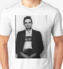 Johnny Cash Mug Shot Vertical Unisex T-Shirt