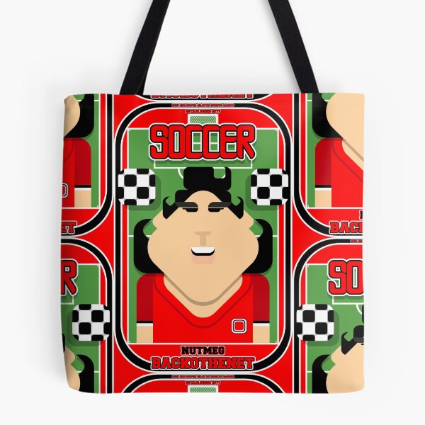 Item preview, Soccer/Football Red and Black - Nutmeg Backothenet - Indie version designed and sold by boxedspaper.