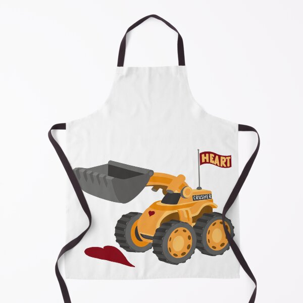 Item preview, Heart Crusher, Funny Kids digger truck | All hand drawn designed and sold by Giovanni-c.