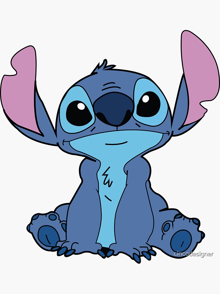 Stitch Stickers Disney Character Lilo And Stitch Cute Cartoon Kawaii