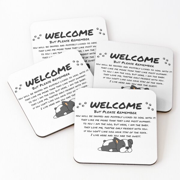 Item preview, Welcome Pug Sleeping designed and sold by Namsus-Printing.