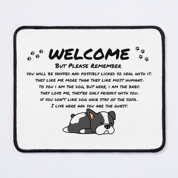Item preview, Welcome Pug Sleeping designed and sold by Namsus-Printing.