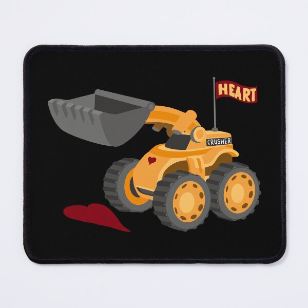 Item preview, Heart Crusher, Funny Kids digger truck | All hand drawn designed and sold by Giovanni-c.