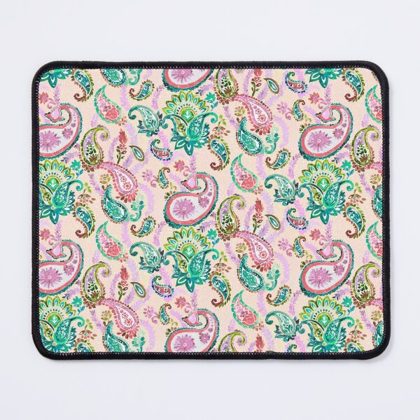 Item preview, Paisley pastel rose designed and sold by Alessandro Remo Mazzoni Remotextiles.