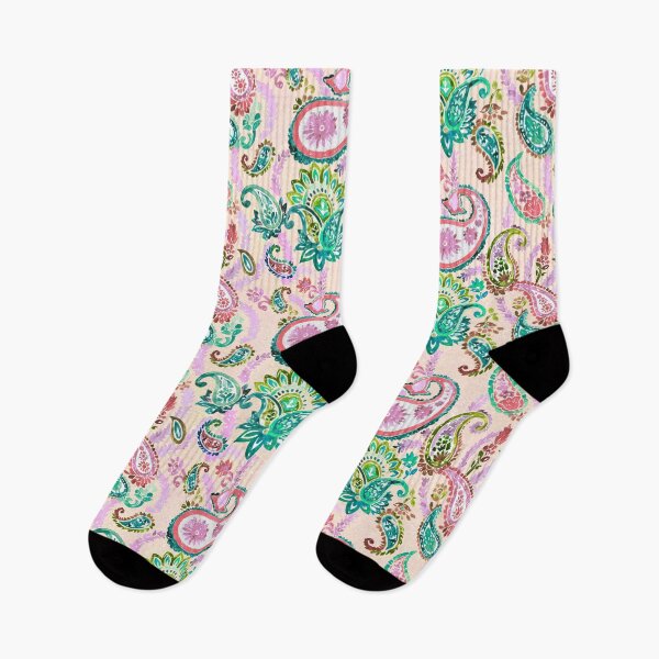 Item preview, Paisley pastel rose designed and sold by Alessandro Remo Mazzoni Remotextiles.