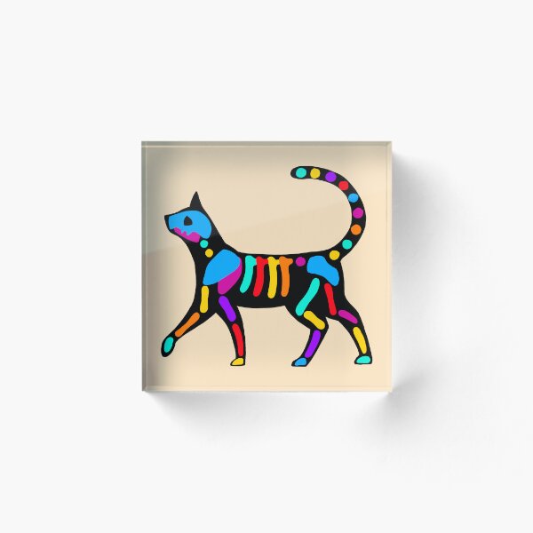 Item preview, Day of the Dead Cat designed and sold by PenworkGallery.