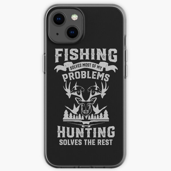 Funny Fishing and Hunting iPhone Soft Case