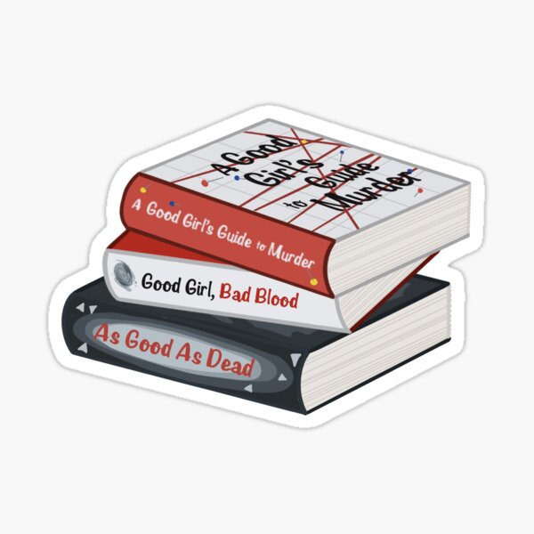 Thriller Book Design, Psychological Thriller, Murder Mystery Books  Sticker for Sale by MadeWhimsy