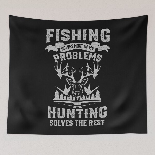 Item preview, Funny Fishing and Hunting designed and sold by mrsmitful.