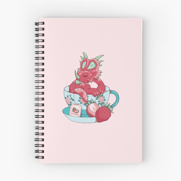 Item preview, Teacup Dinos: Strawberry Tea Styraco designed and sold by evekajander.
