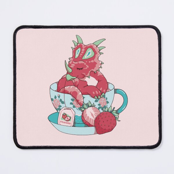 Item preview, Teacup Dinos: Strawberry Tea Styraco designed and sold by evekajander.