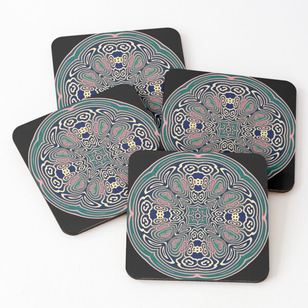 Item preview, colorful abstract circle designed and sold by chambergambit.