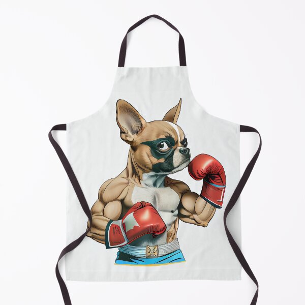 Item preview, super fit chihuhua dog practicing boxing designed and sold by Quiki.