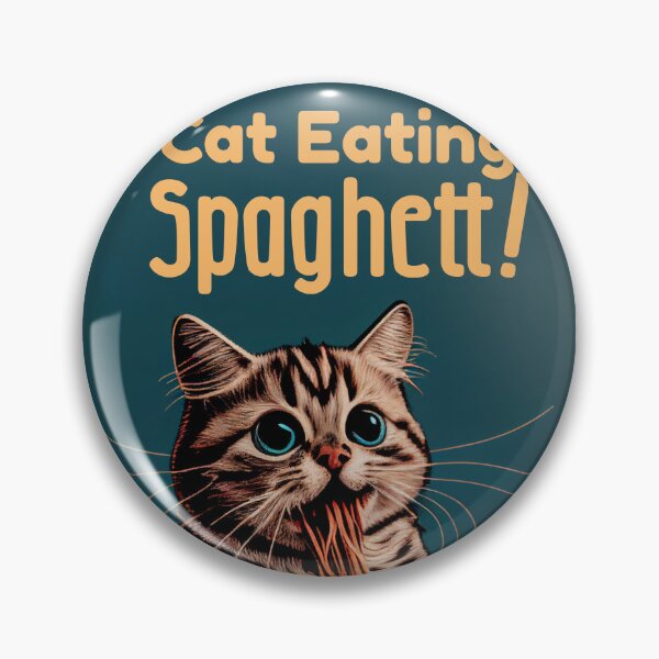 Item preview, Cat Eating Spaghetti meme designed and sold by EXproRIMENT.